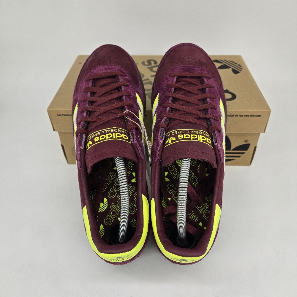 adidas Handball Spezial Weltmeister JH5453 Shadow Red Solar Yellow Shoes Size 12 - Picture 5 of 8